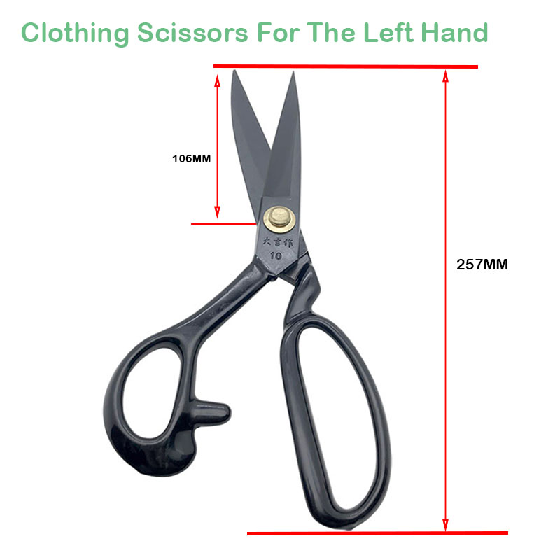 Scissors Stainless Craft - Профессиональные портновские ножницы для левой руки,