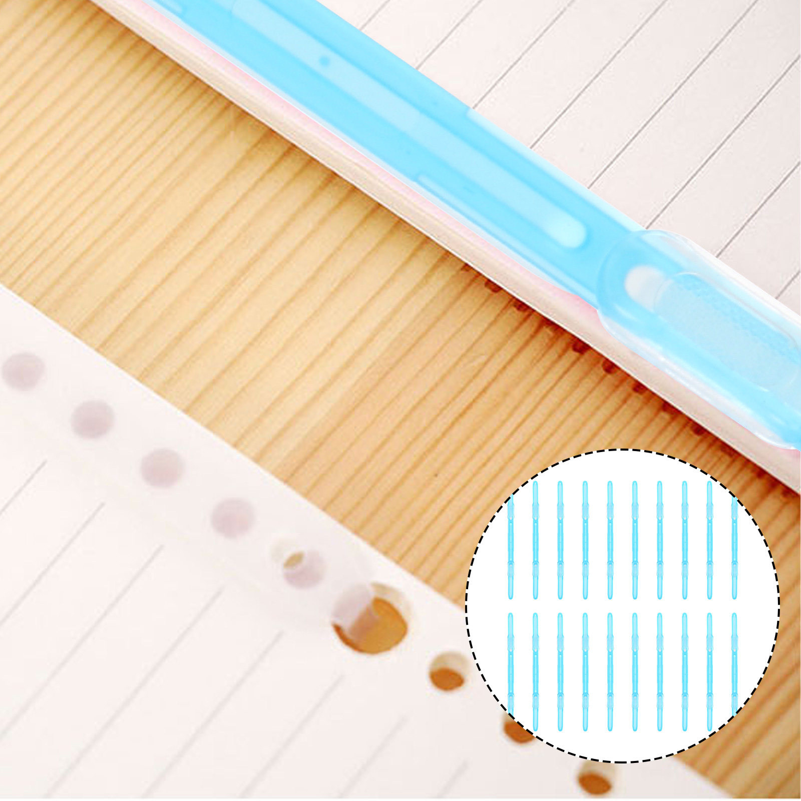 Ideal Stationery & Office Supply - 20 шт. канцелярских зажимов, пластиковые зажимы