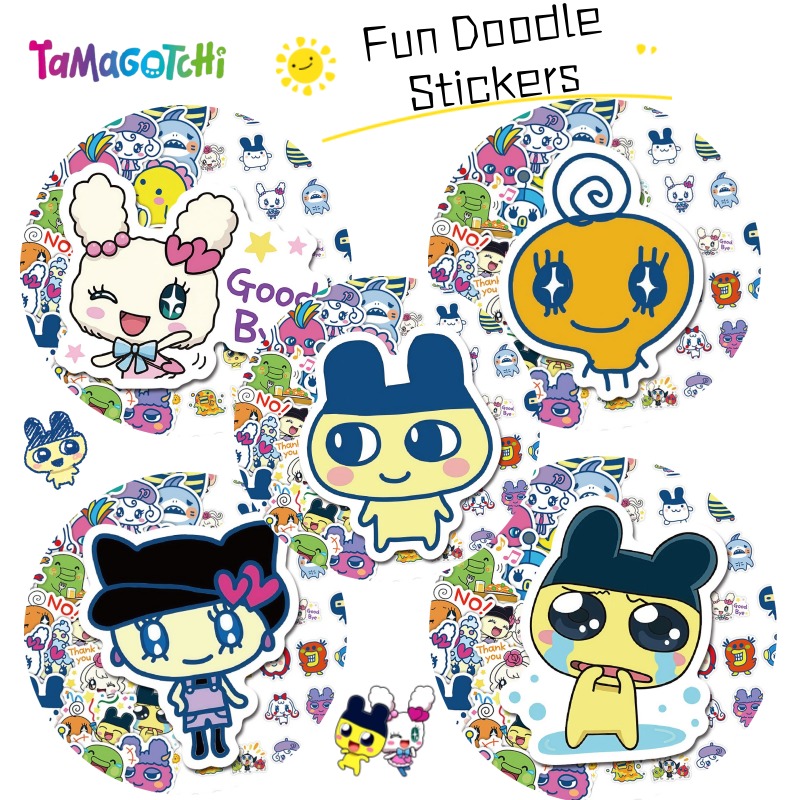 Memo Pad Sticky - Новые наклейки Bandai Tamagotchi Mametchi Fun