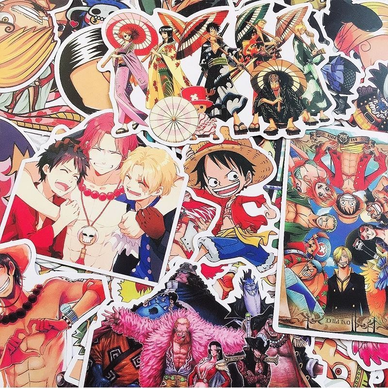 Memo Pad Sticky - 120 уникальных милых наклеек One Piece,