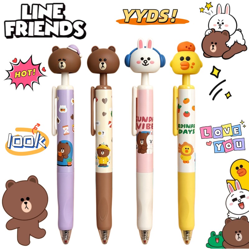 Новая гелевая ручка LINE FRIEN – обзор и цена Stationery Warehouse