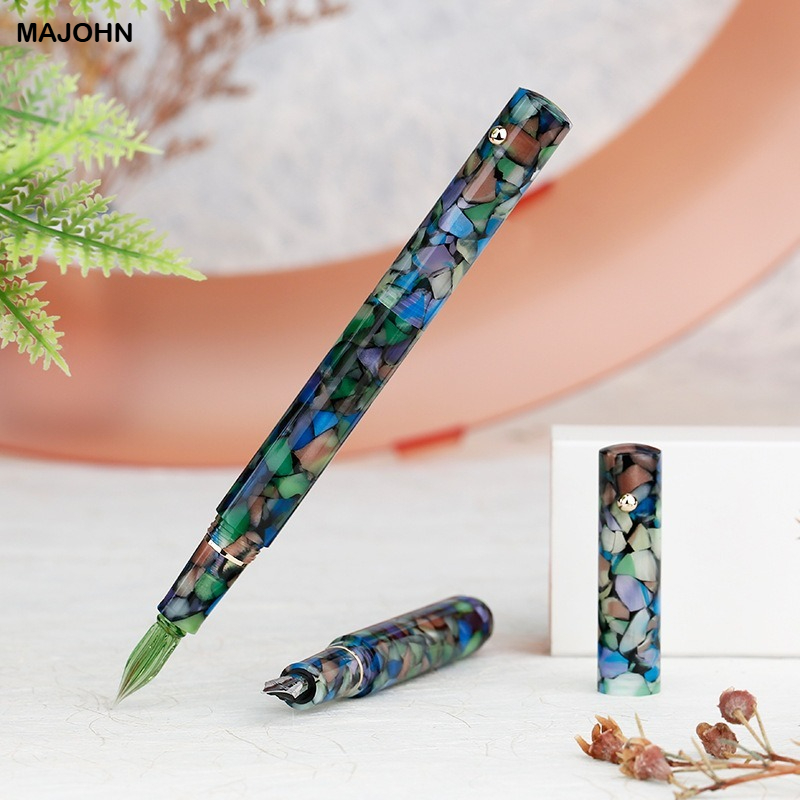 MAJOHN N8 смоляная стеклянная  – обзор и цена Fountain Pen Ink