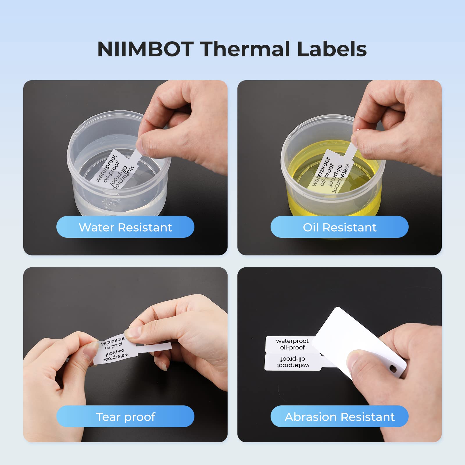Цветные этикетки Niimbot для к – обзор и цена Label Printer Tape