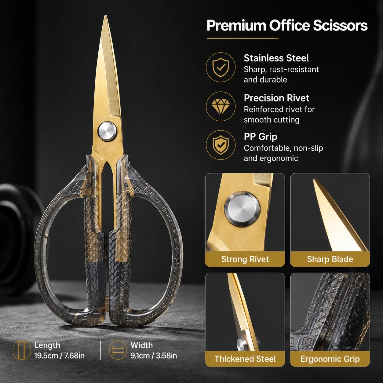 Ножницы с лезвиями из нержавею – обзор и цена Scissors Stainless Craft